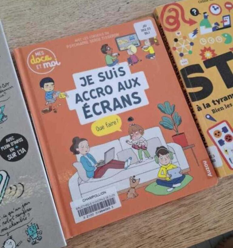 café parents - Grésilles- livre je suis accroc aux écrans