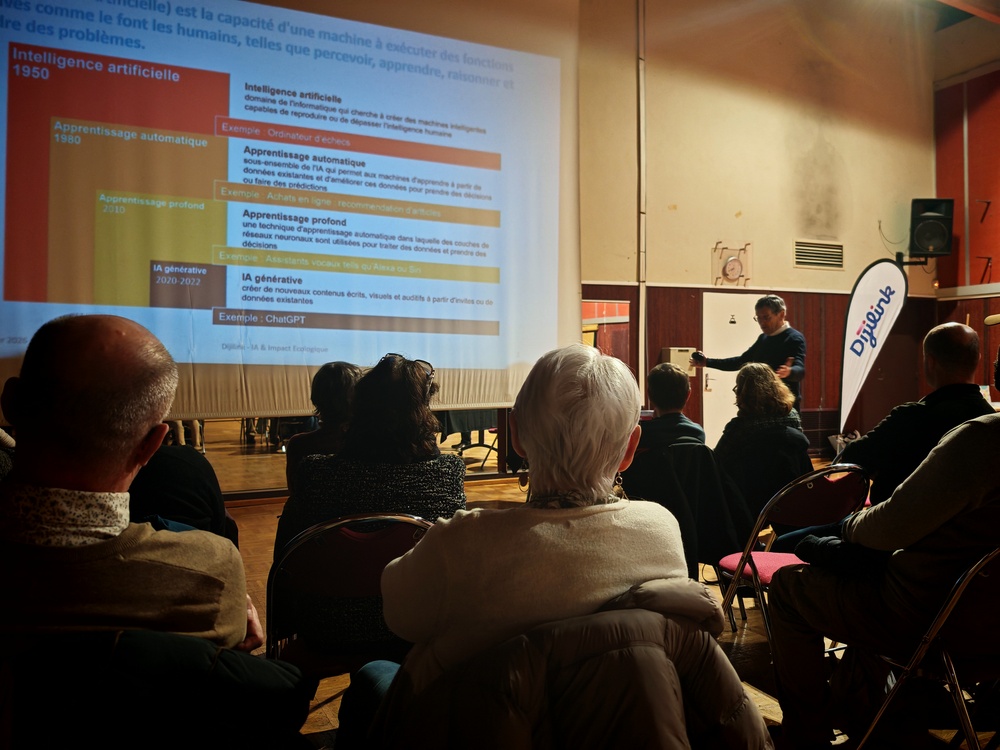 Conférence IA & Impact Ecologique Dijilink