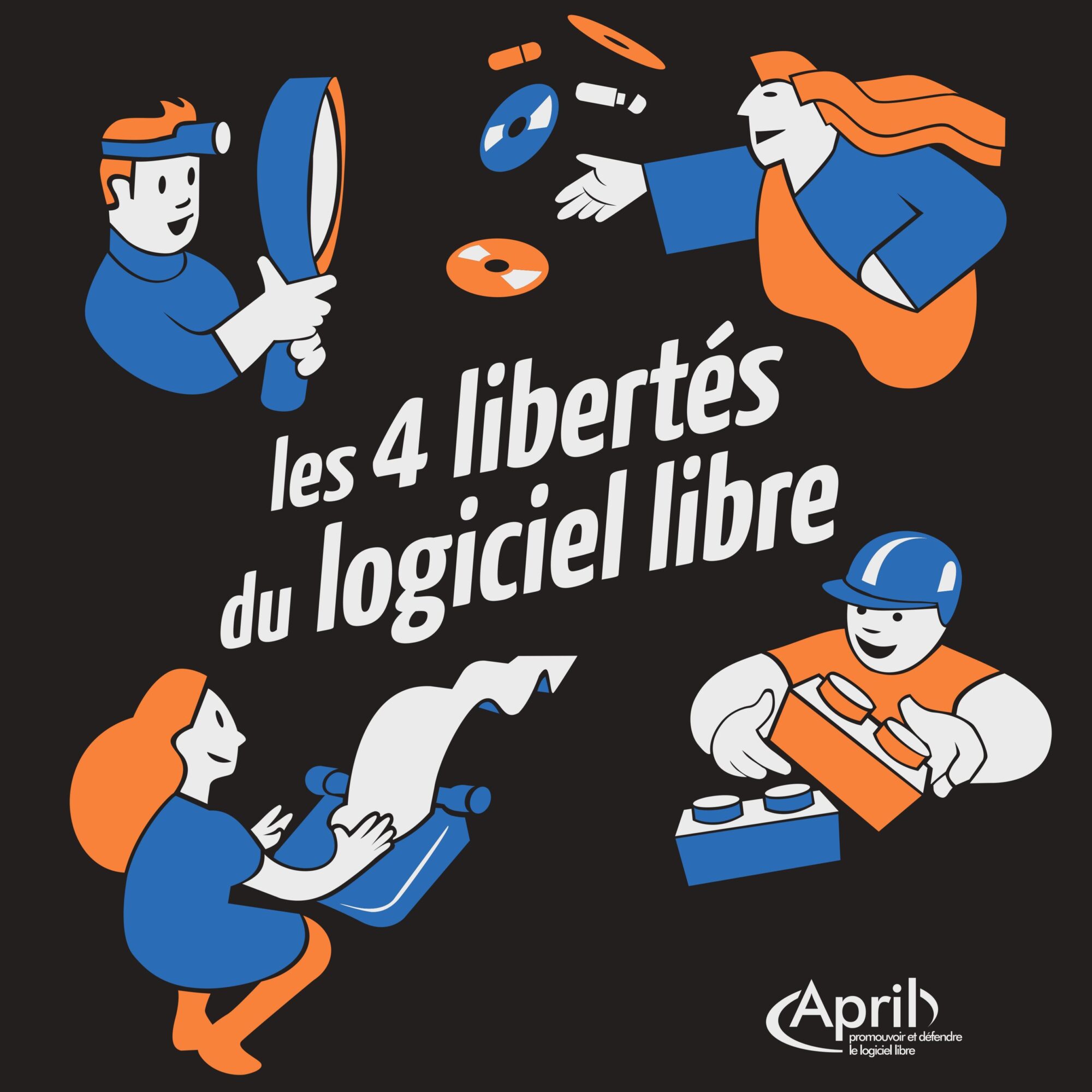 Les 4 libertés essentielles du logiciel libre