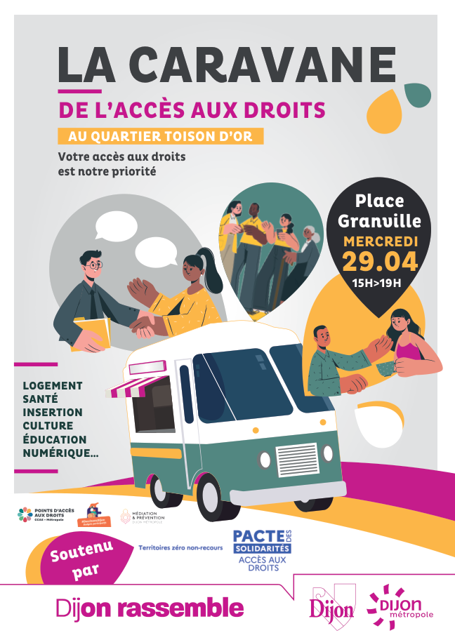 affiche caravane de l'accès aux droits